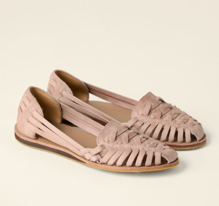 Flat Woven Sandals with Closed Toe — Bexley
