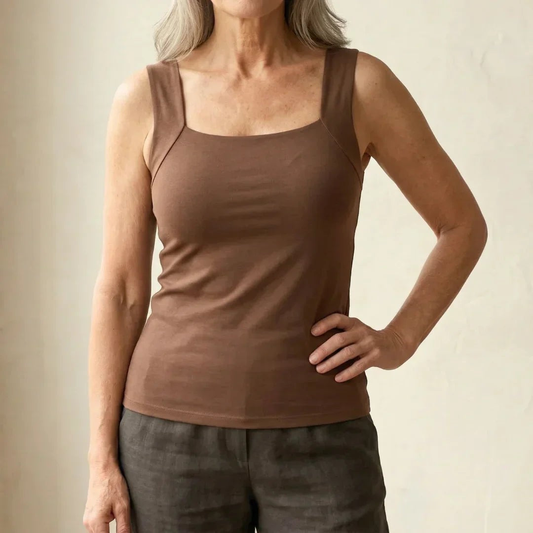 Tank Top with Built In Bra