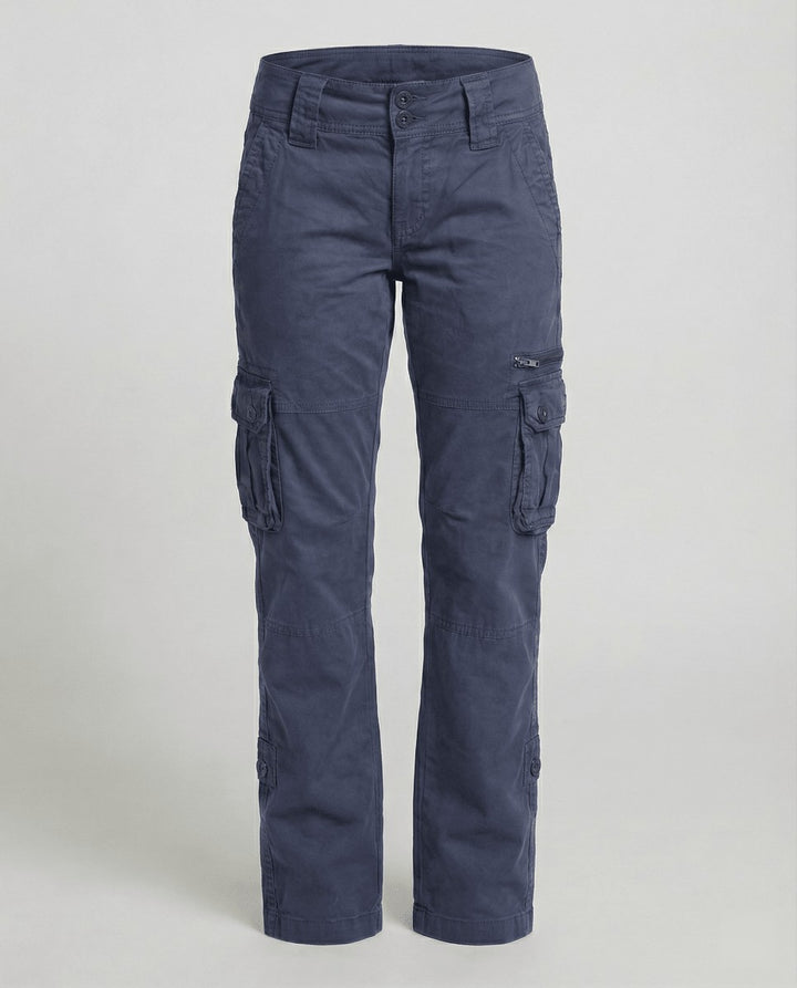 Cargo Pants with Side Pockets in blue