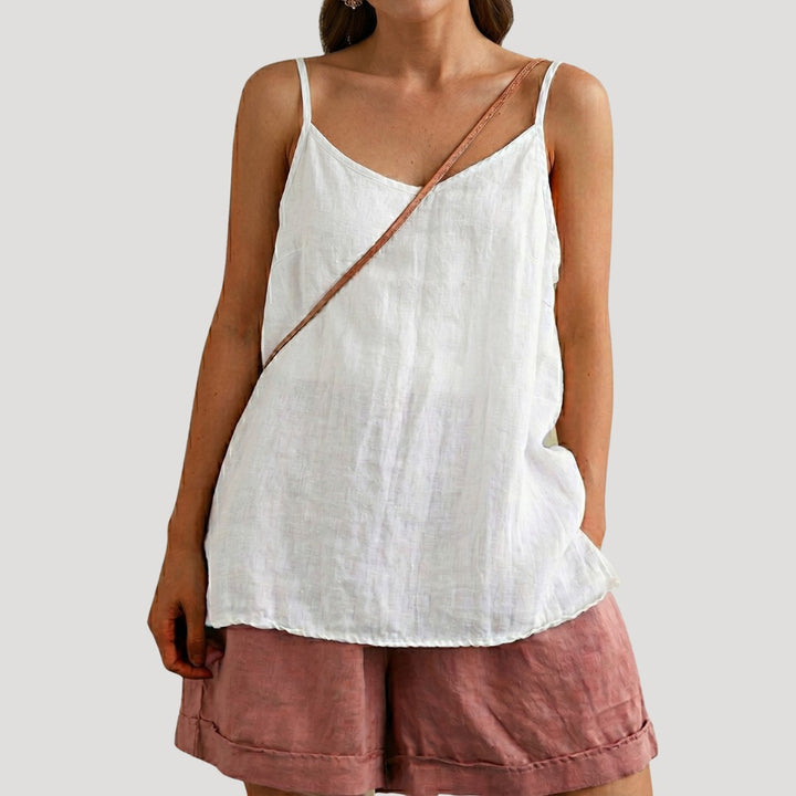 Flowy Cami Top for Summer in white
