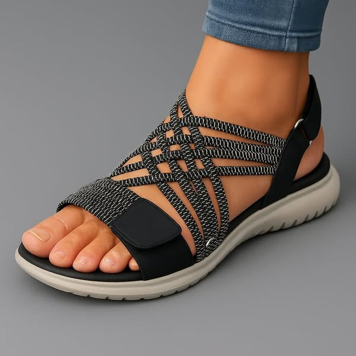 Adjustable Strap Sandals with Arch Support — Coco