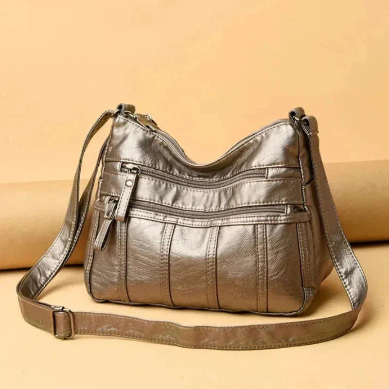 Wren — Crossbody Bag with Multiple Zips for Women