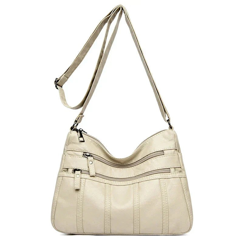 Wren — Crossbody Bag with Multiple Zips for Women
