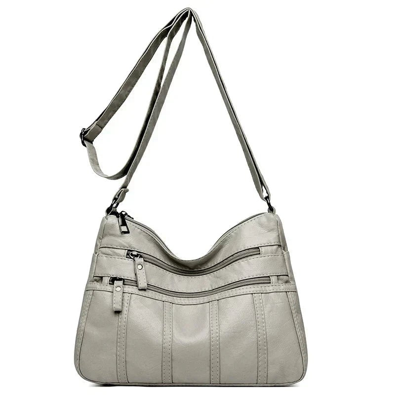 Wren — Crossbody Bag with Multiple Zips for Women