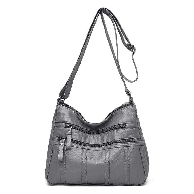 Wren — Crossbody Bag with Multiple Zips for Women