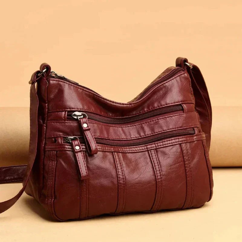 Wren — Crossbody Bag with Multiple Zips for Women