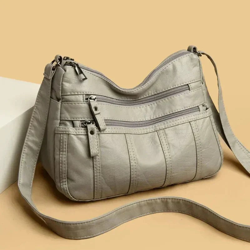 Wren — Crossbody Bag with Multiple Zips for Women
