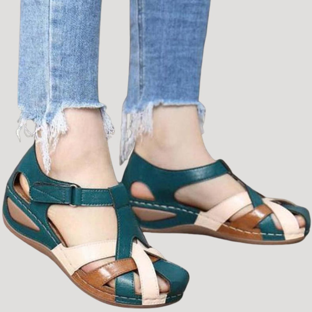 Closed Toe Walking Sandals — Dahlia