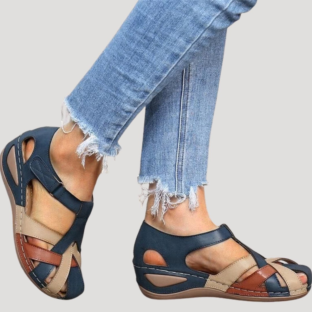 Closed Toe Walking Sandals — Dahlia