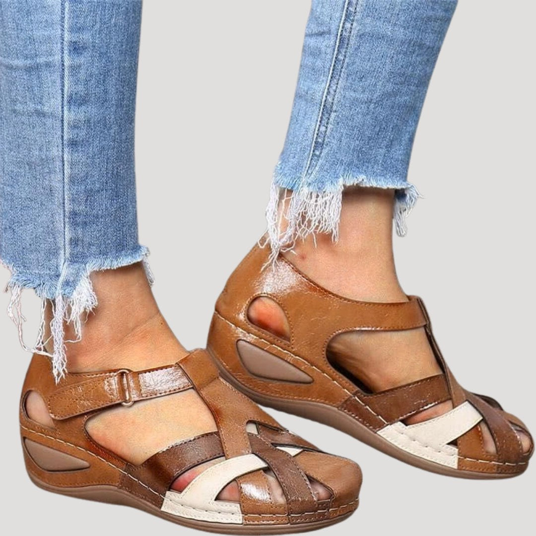 Closed Toe Walking Sandals — Dahlia