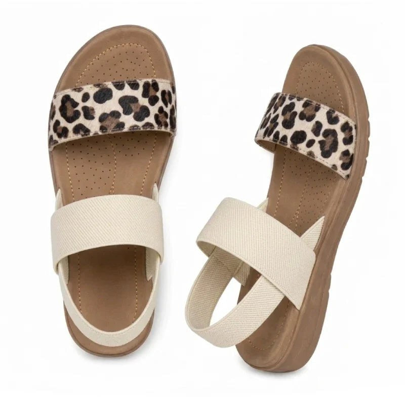Flat Sandals with Double Elastic Straps — Emberly