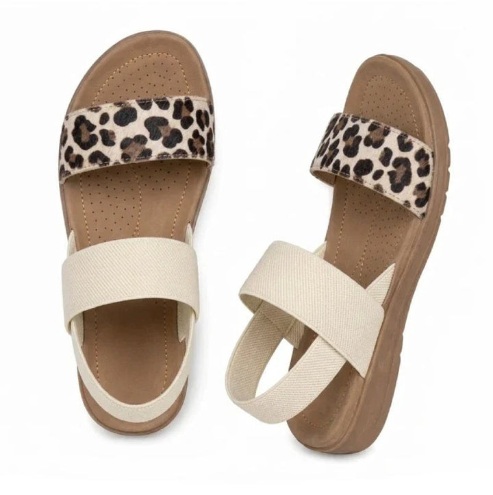 Flat Sandals with Double Elastic Straps — Emberly