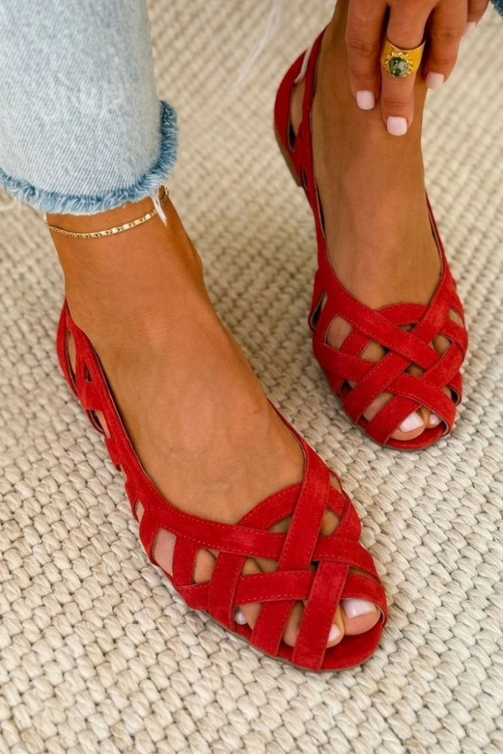 Woven Summer Sandals — Estelle