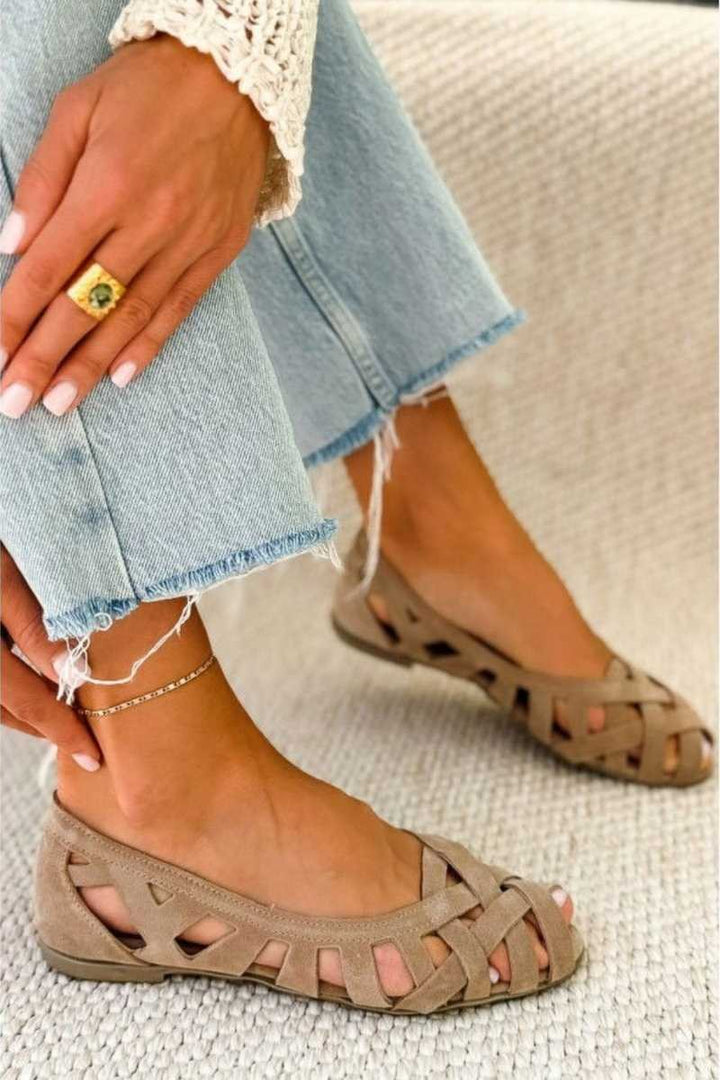 Woven Summer Sandals — Estelle