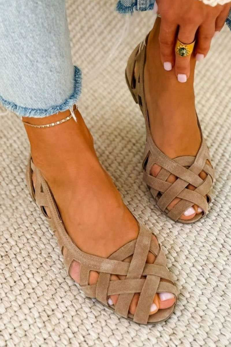 Woven Summer Sandals — Estelle