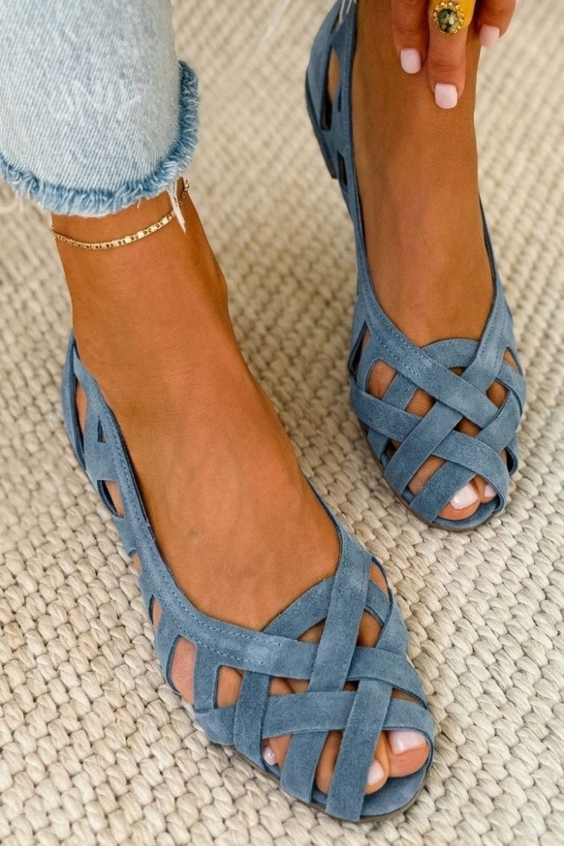 Woven Summer Sandals — Estelle