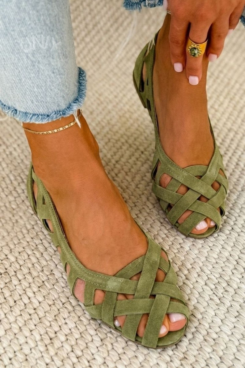 Woven Summer Sandals — Estelle