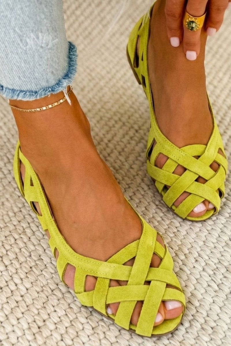 Woven Summer Sandals — Estelle