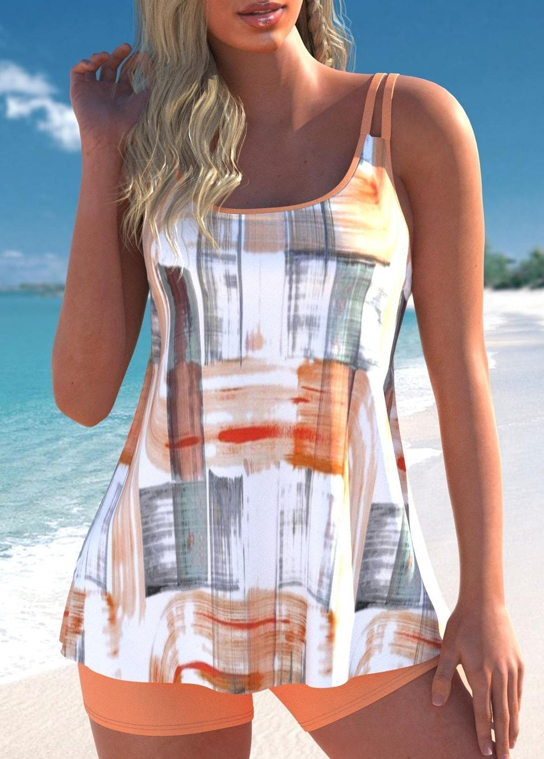 Nell — Floral Tankini Set for Women