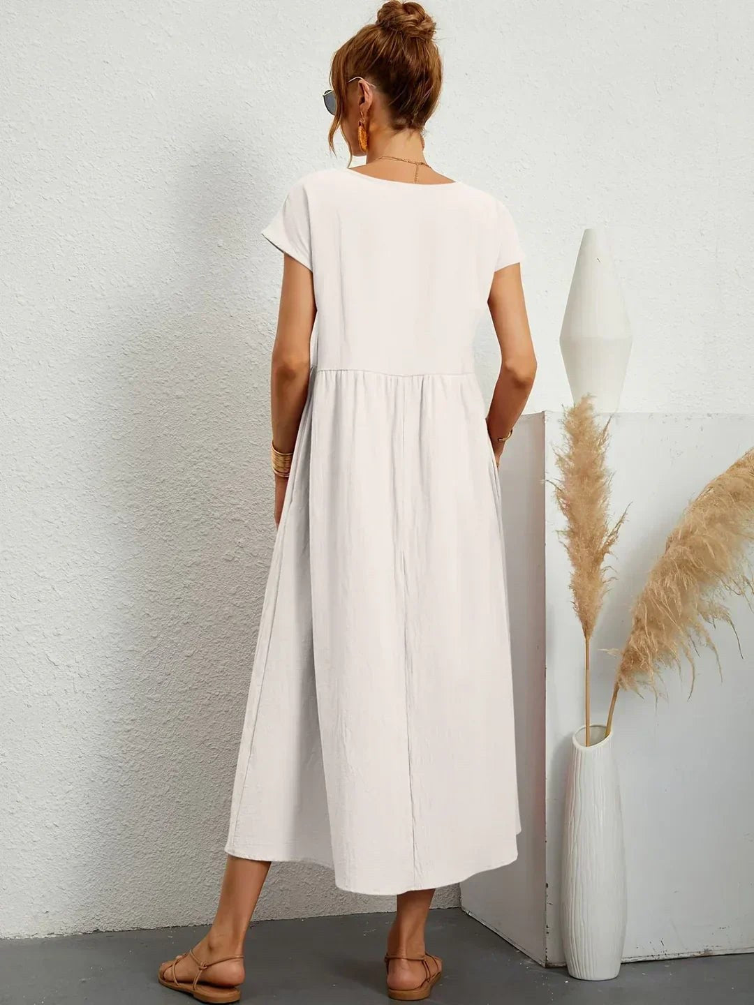 Ruby — Flowing Midi Dress for Women