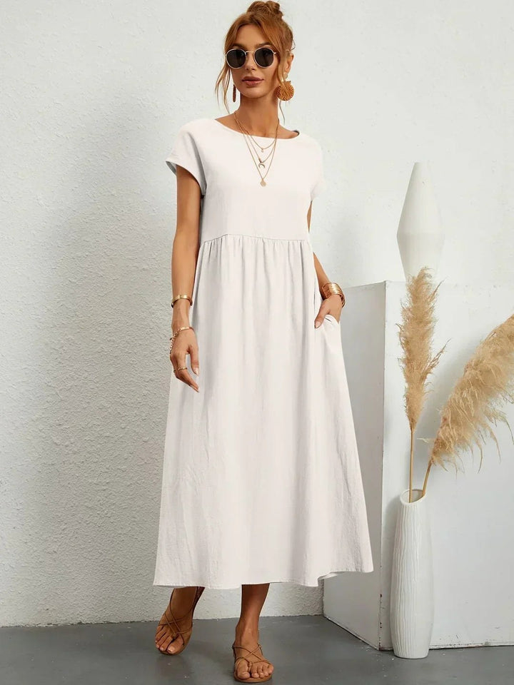 Ruby — Flowing Midi Dress for Women