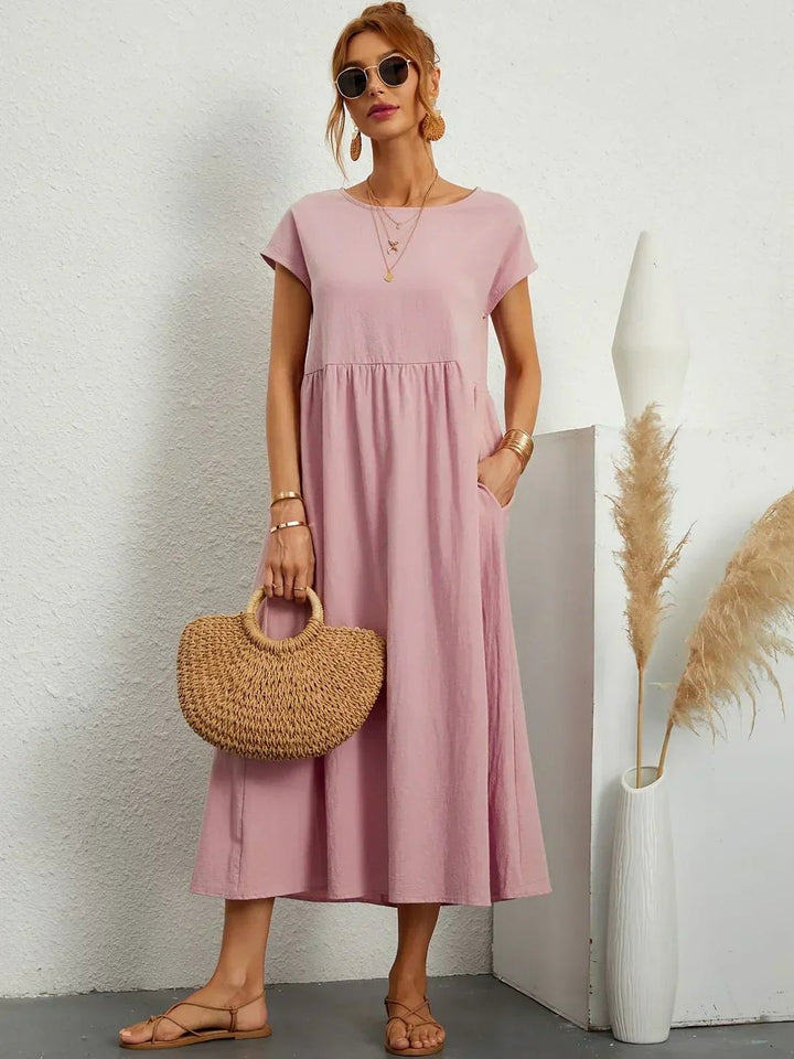 Ruby — Flowing Midi Dress for Women