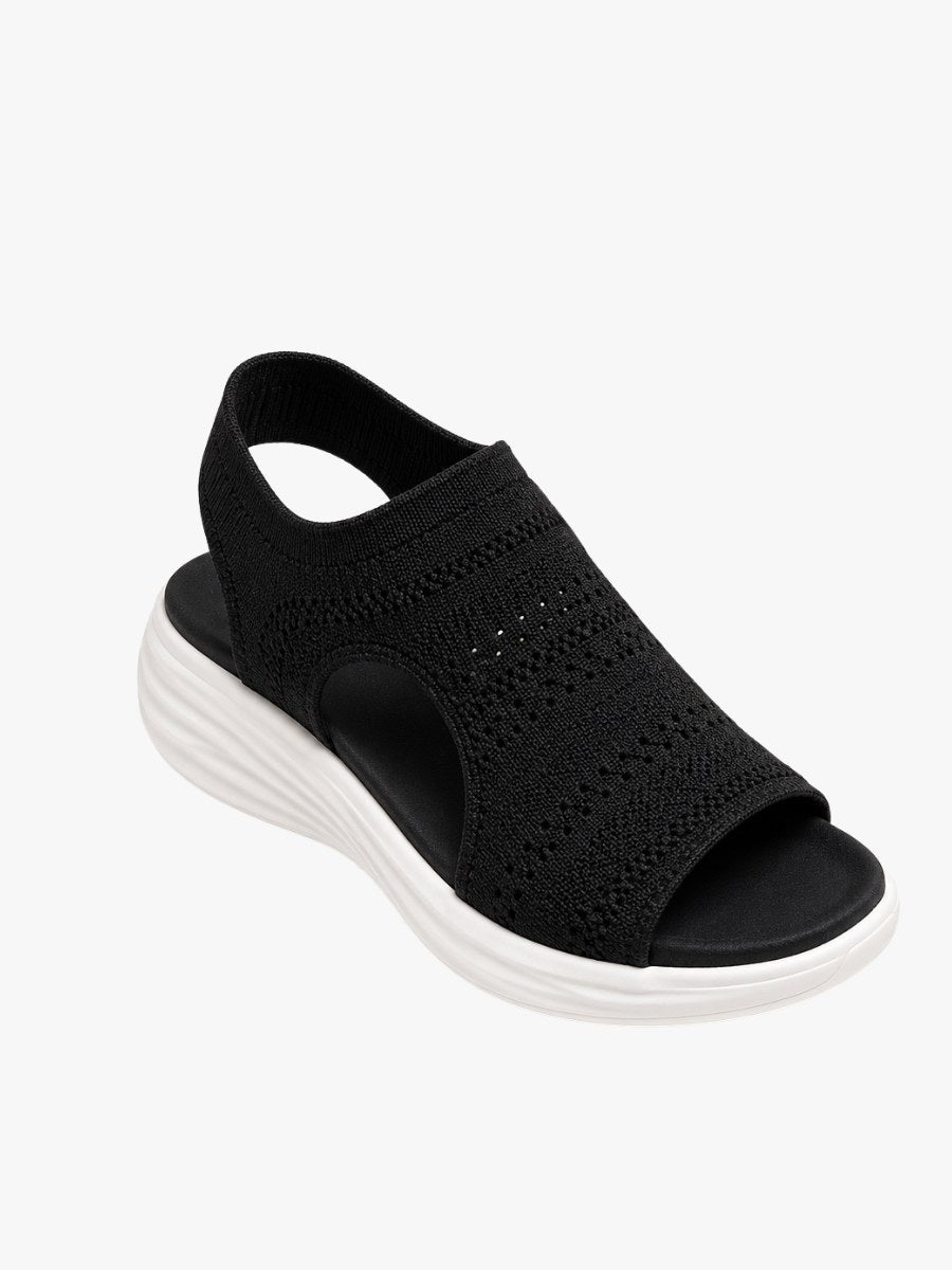Knit Platform Sandals — Frida