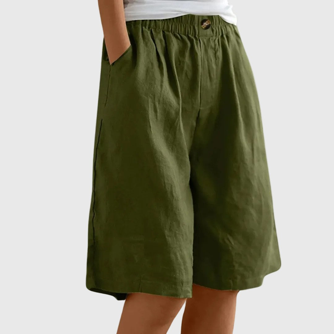 Halle — Elastic Waist Shorts (2), Avelony