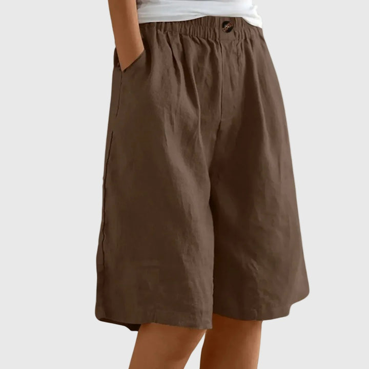 Halle — Elastic Waist Shorts (3), Avelony