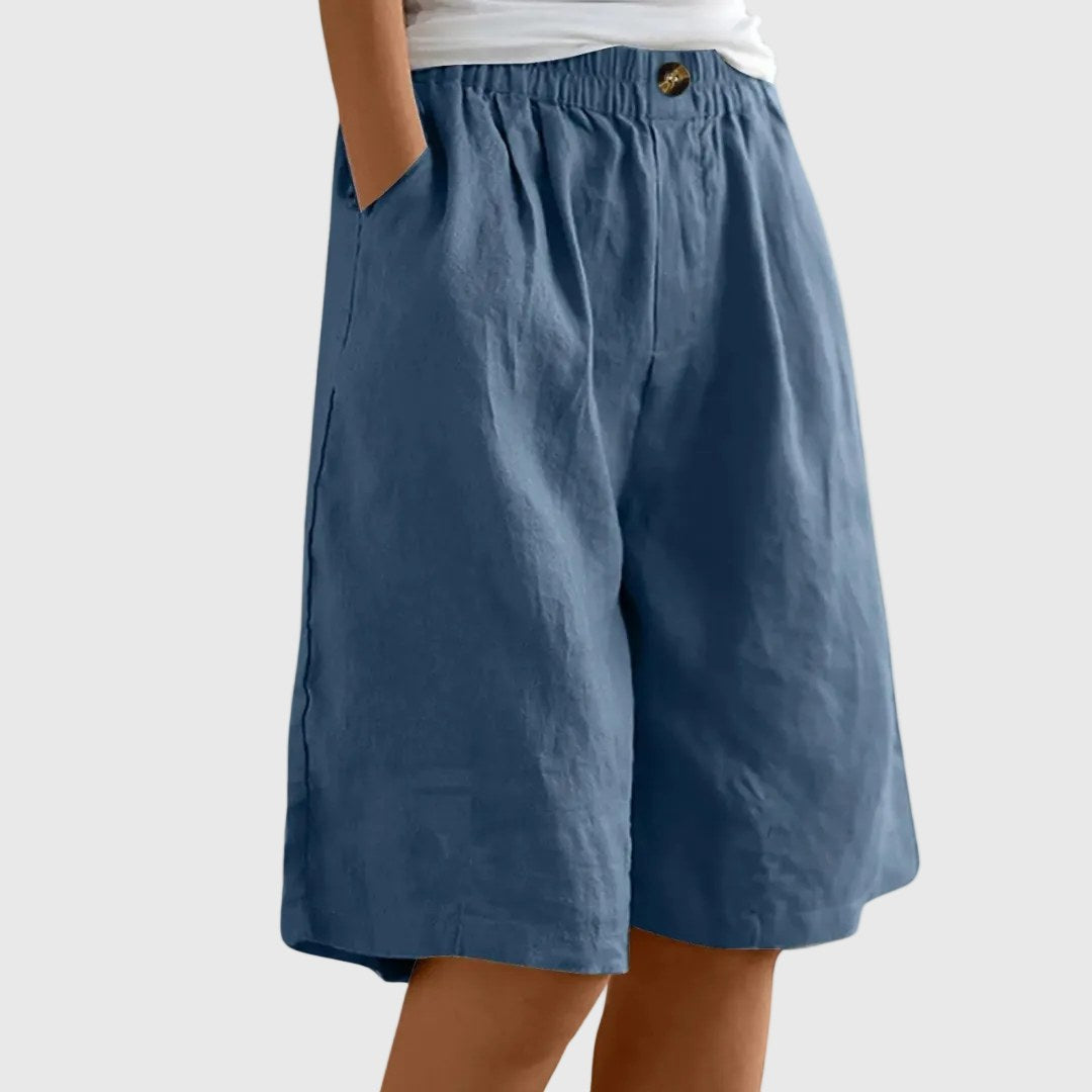 Halle — Elastic Waist Shorts (4), Avelony