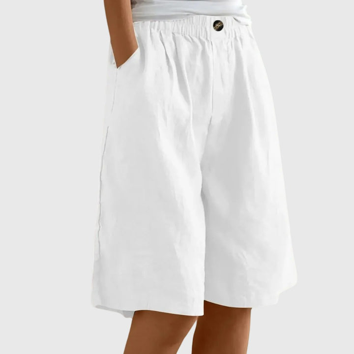 Halle — Elastic Waist Shorts (5), Avelony