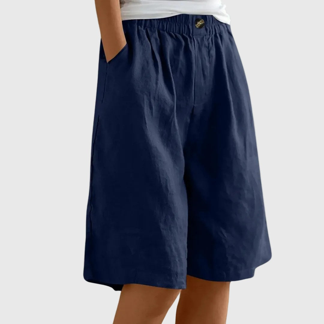 Halle — Elastic Waist Shorts (7), Avelony