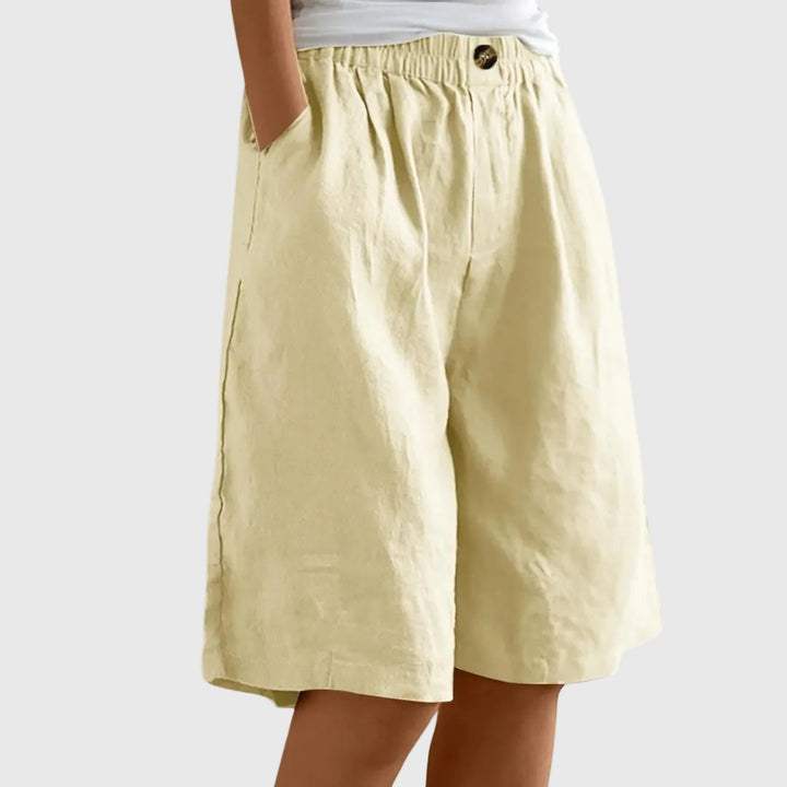 Halle — Elastic Waist Shorts (8), Avelony