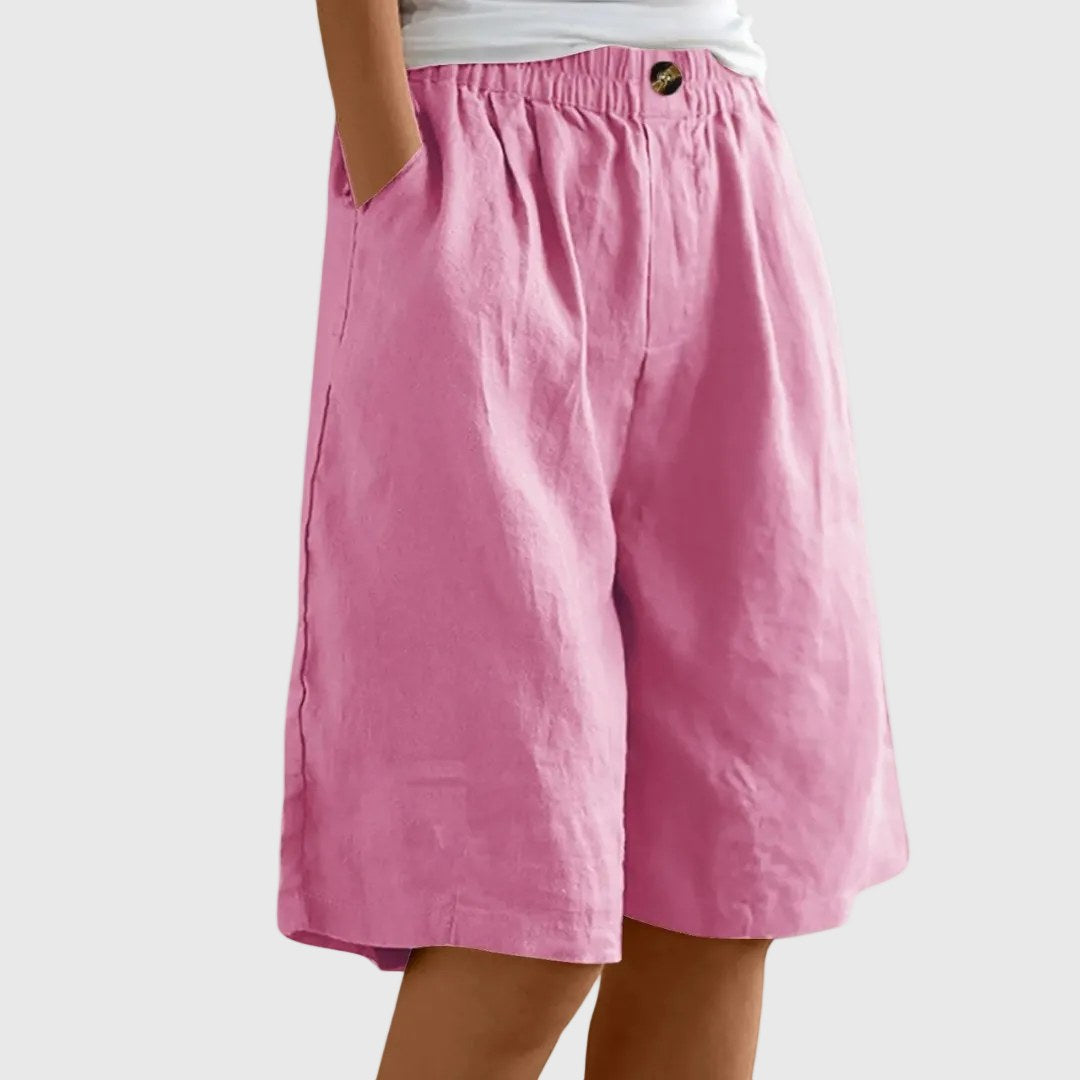 Halle — Elastic Waist Shorts (9), Avelony