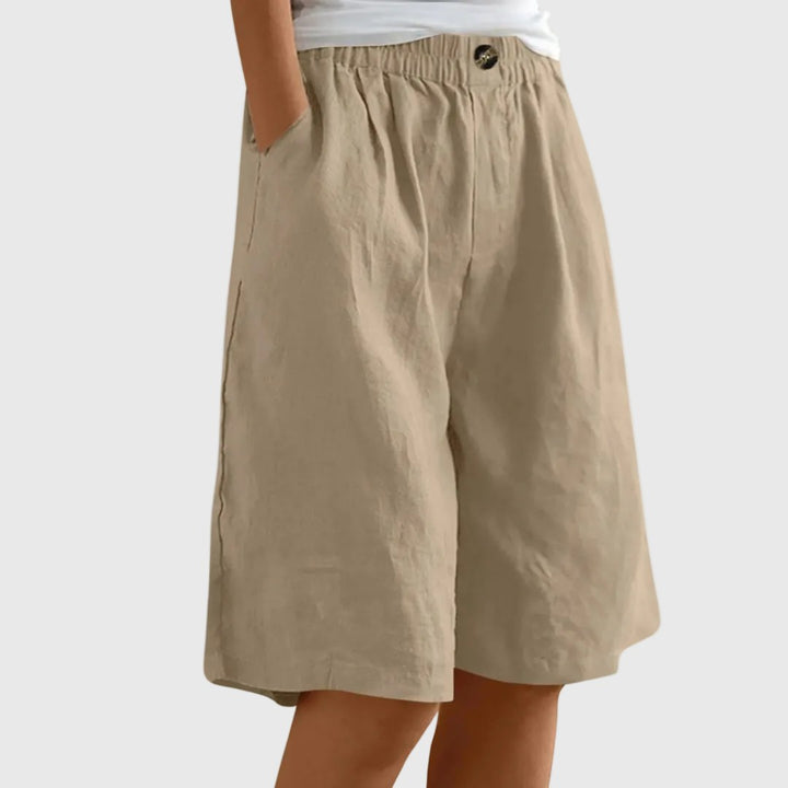 Halle — Elastic Waist Shorts (12), Avelony