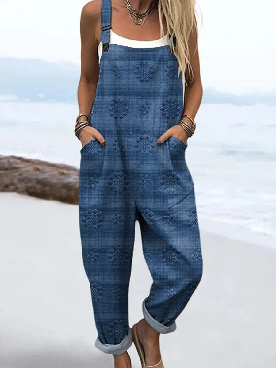 Ilsa — Adjustable Strap Wide Leg Jumpsuit, Avelony
