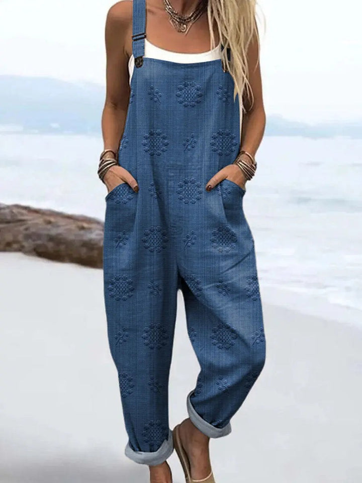 Ilsa — Adjustable Strap Wide Leg Jumpsuit, Avelony