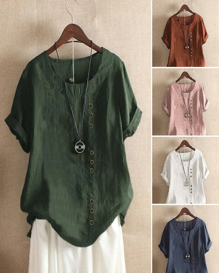 Summer Tee with High Low Hem