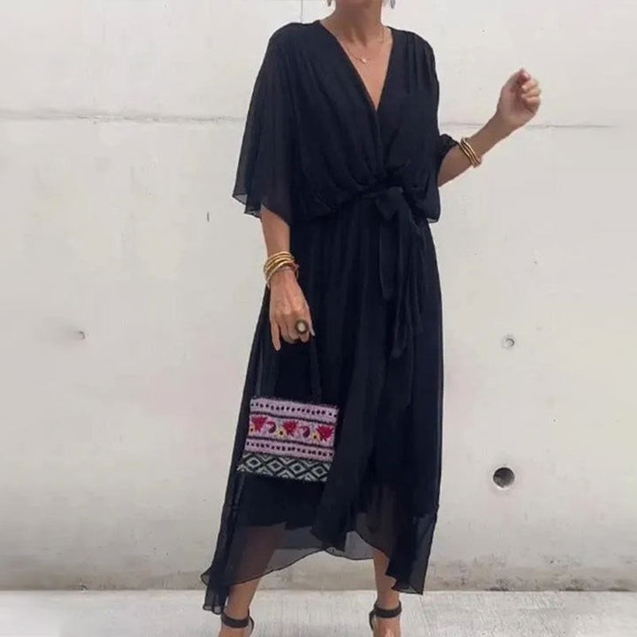 Kimono Sleeve Wedding Guest Dress for Women — Isadora, image 2