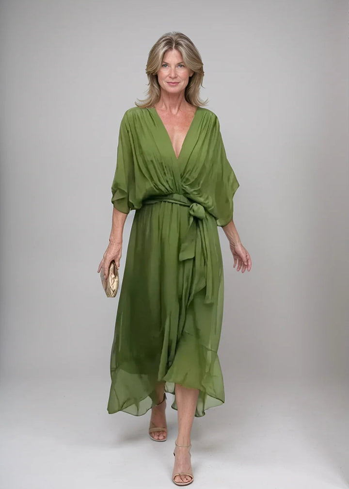 Kimono Sleeve Wedding Guest Dress for Women — Isadora, image 3
