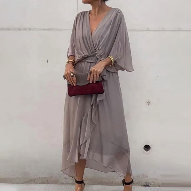 Kimono Sleeve Wedding Guest Dress for Women — Isadora, image 9