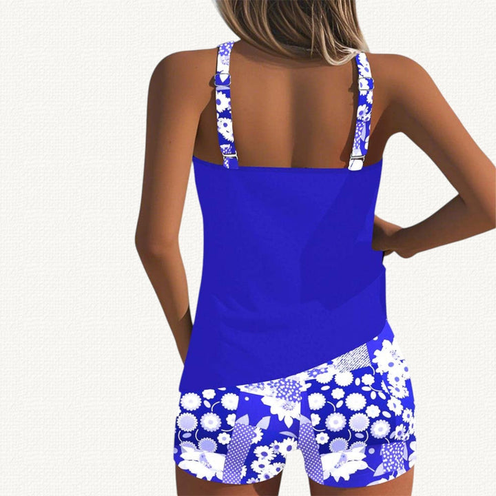Tankini Set with Floral Shorts — Jolie