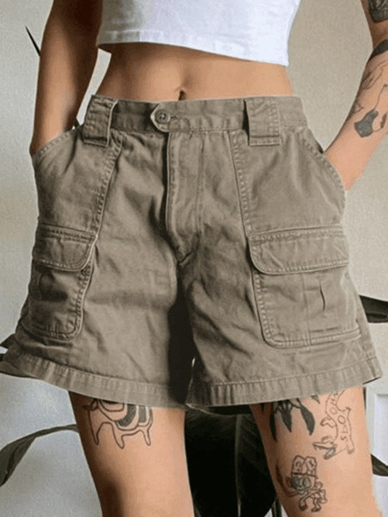 Keira — High Waisted Utility Shorts (3), Avelony