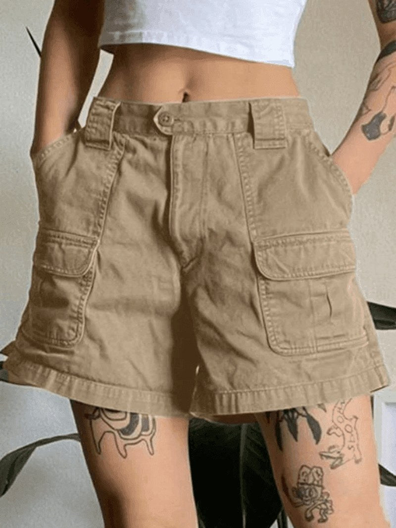 Keira — High Waisted Utility Shorts (9), Avelony