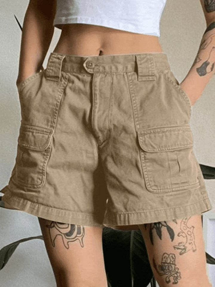 Keira — High Waisted Utility Shorts (9), Avelony