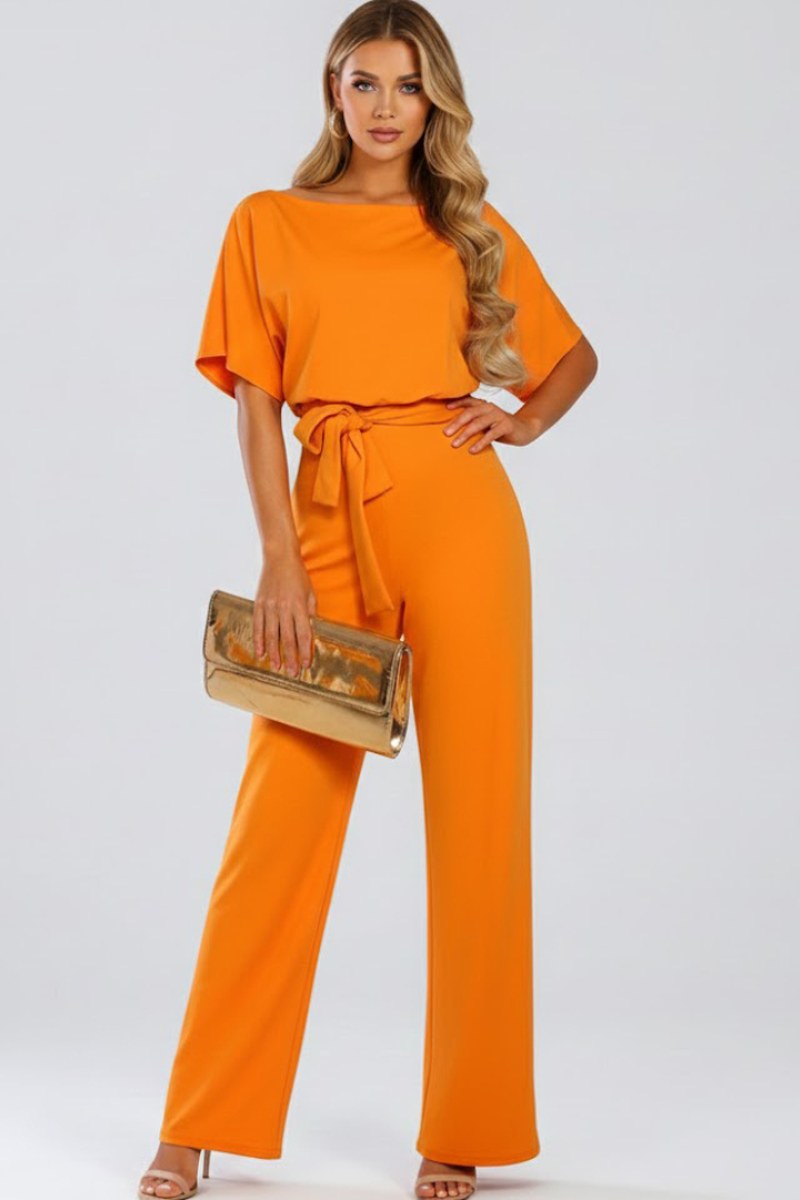 Lenna — Belted Wide Leg Jumpsuit (7), Avelony