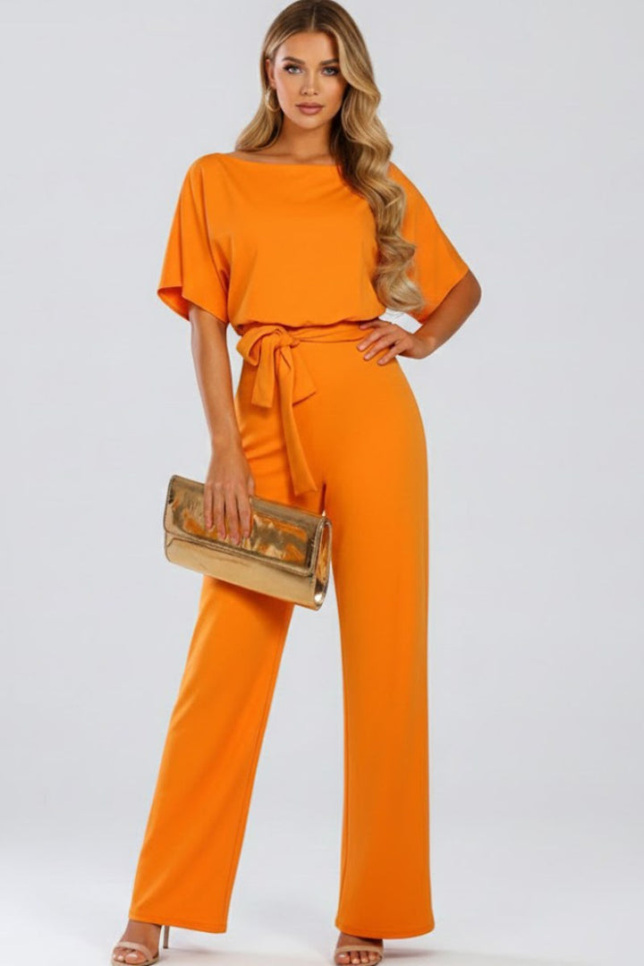 Lenna — Belted Wide Leg Jumpsuit (7), Avelony