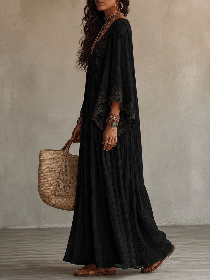 Lorelei — Chiffon Kaftan Maxi Dress (11), Avelony