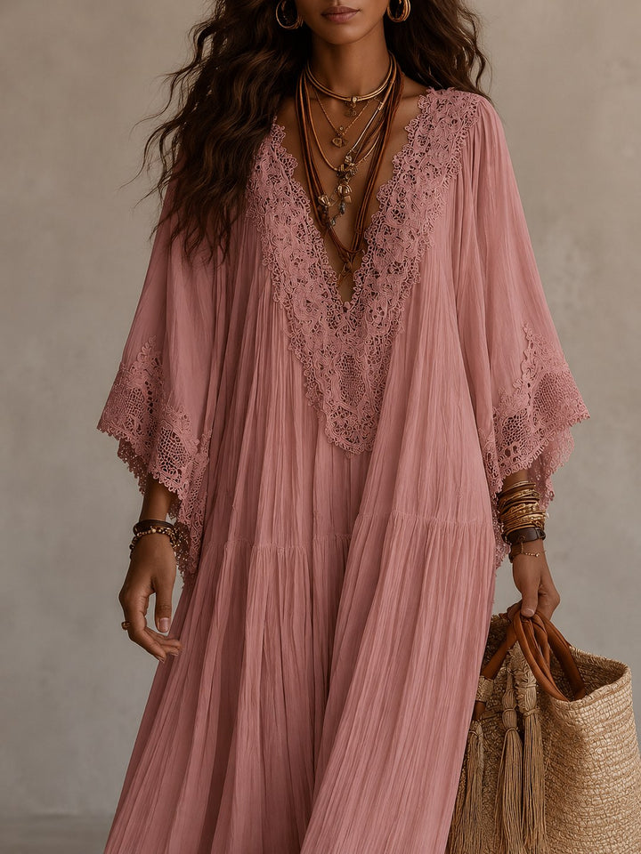Lorelei — Chiffon Kaftan Maxi Dress (15), Avelony