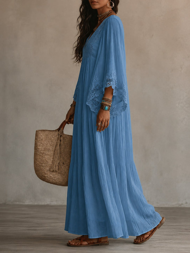 Lorelei — Chiffon Kaftan Maxi Dress (18), Avelony